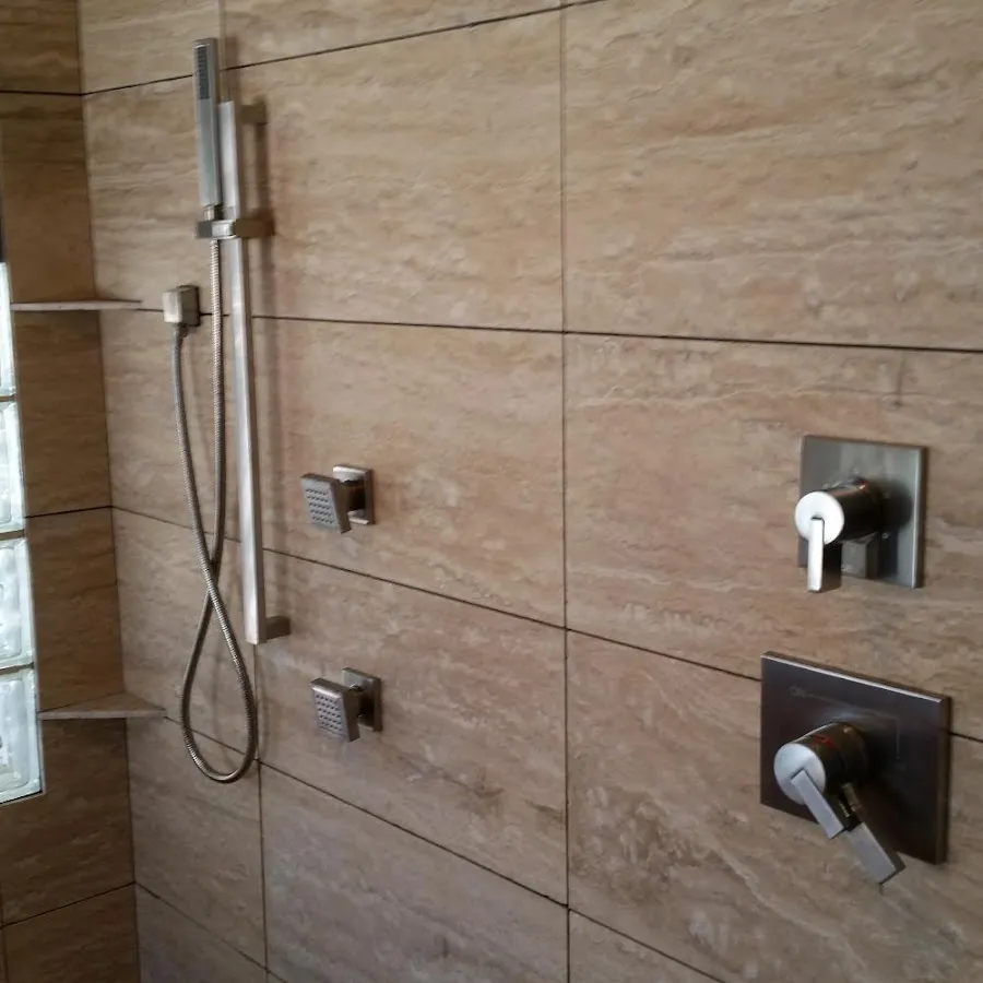Shower fixture installation for Water Heater Replacement in Palm City